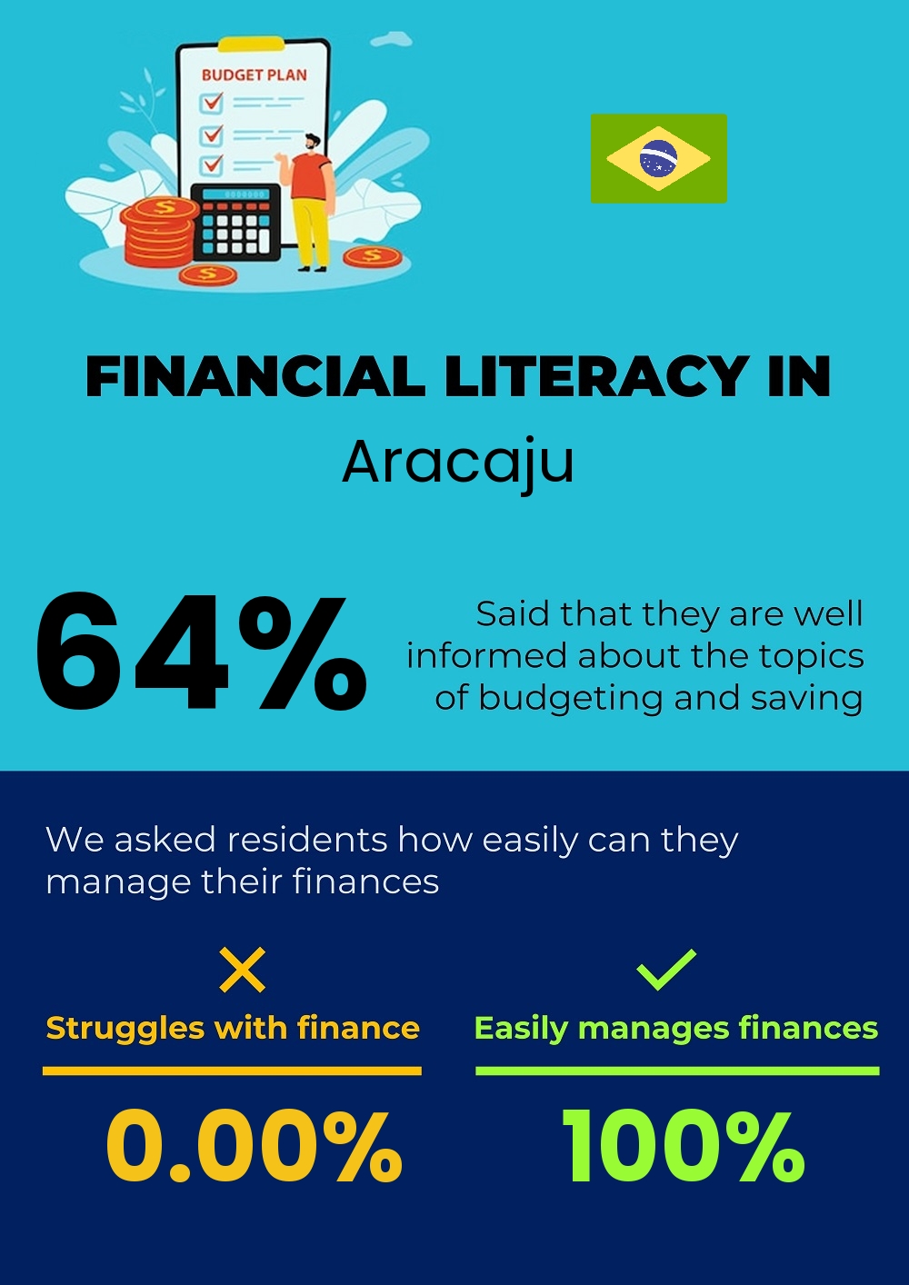 Financial literacy and difficulty in budgeting and financial planning in Aracaju