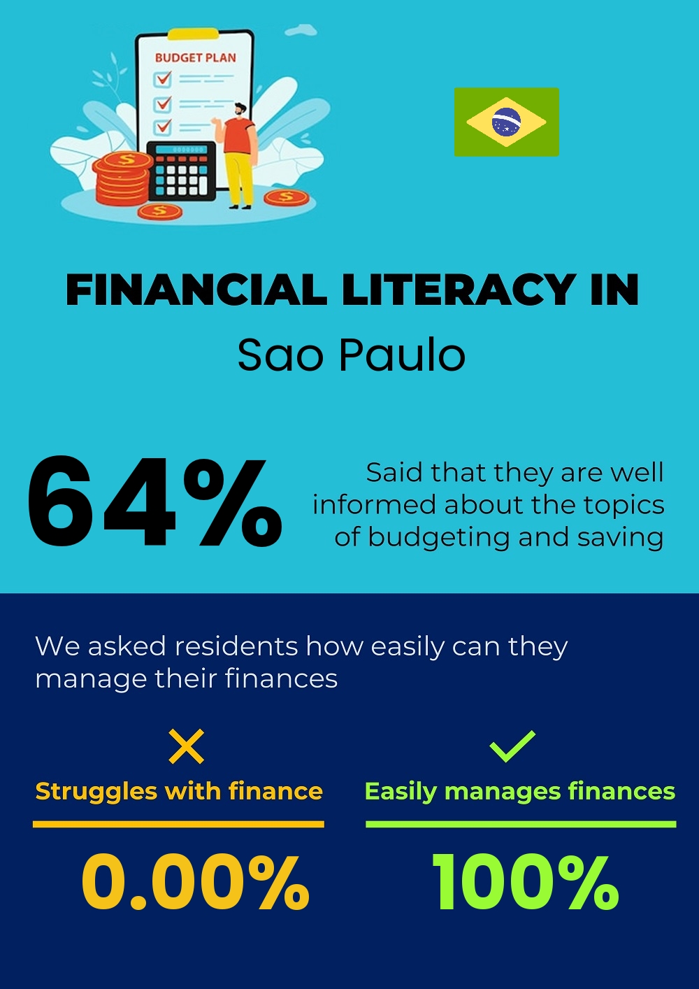 Financial literacy and difficulty in budgeting and financial planning for couples in Sao Paulo