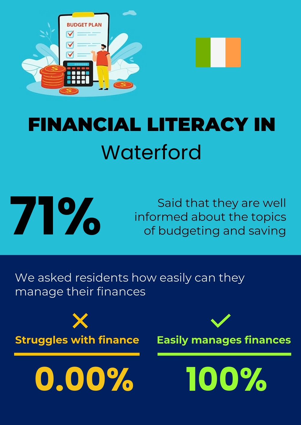 Financial literacy and difficulty in budgeting and financial planning for couples in Waterford