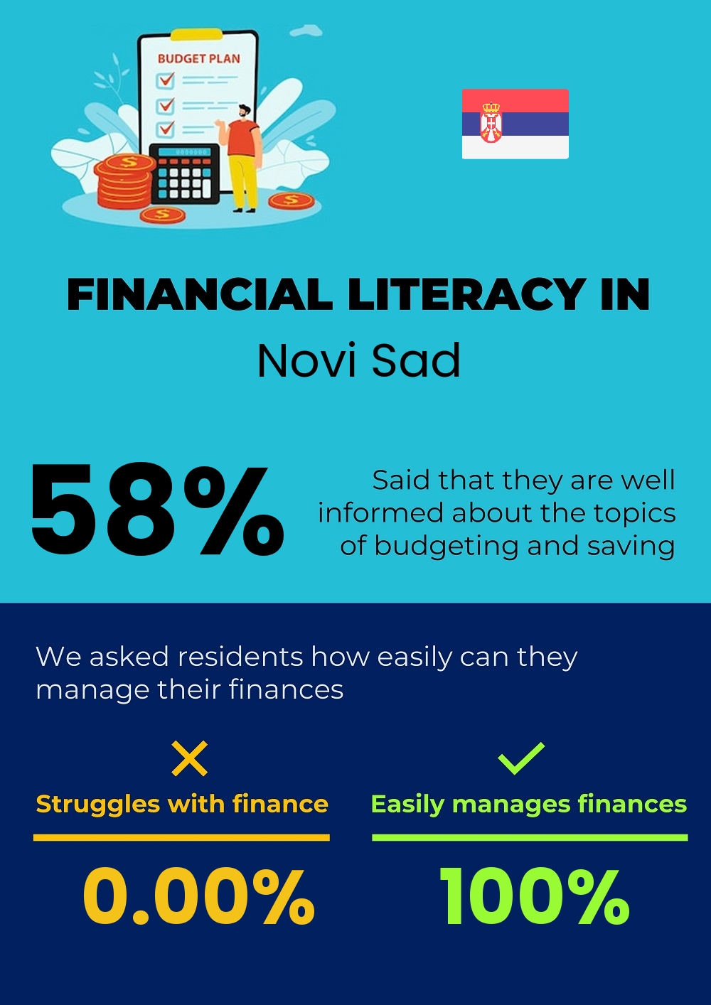 Financial literacy and difficulty in budgeting and financial planning for couples in Novi Sad