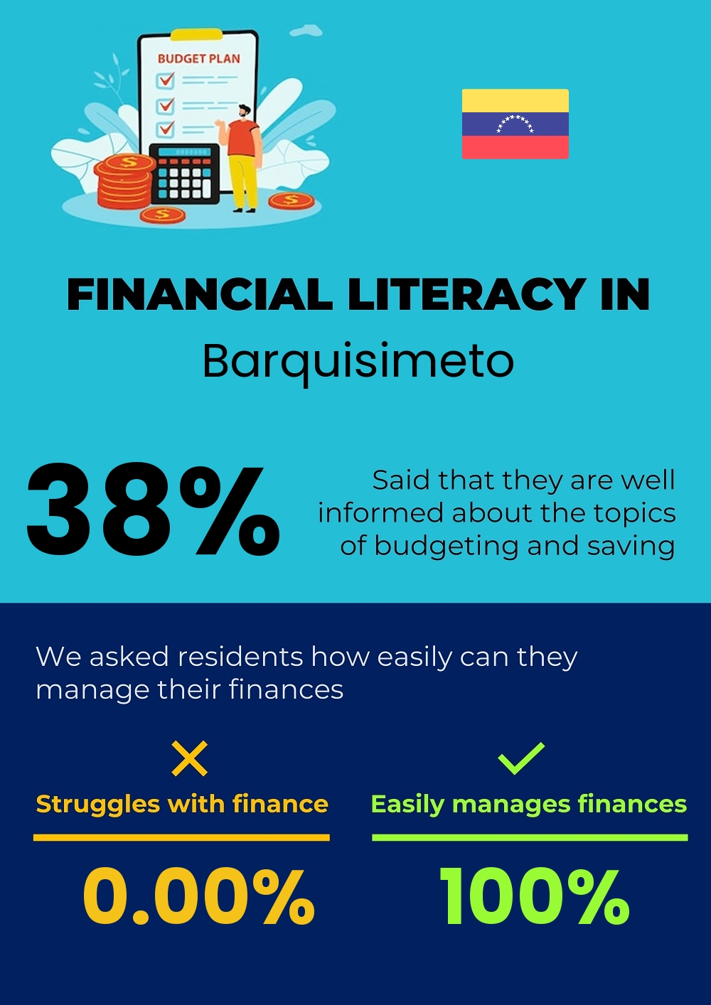 Financial literacy and difficulty in budgeting and financial planning in Barquisimeto