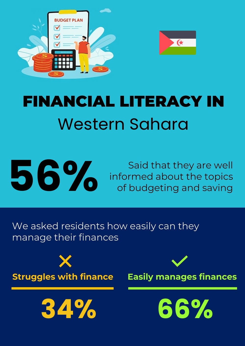 Financial literacy and difficulty in budgeting and financial planning for couples in Western Sahara