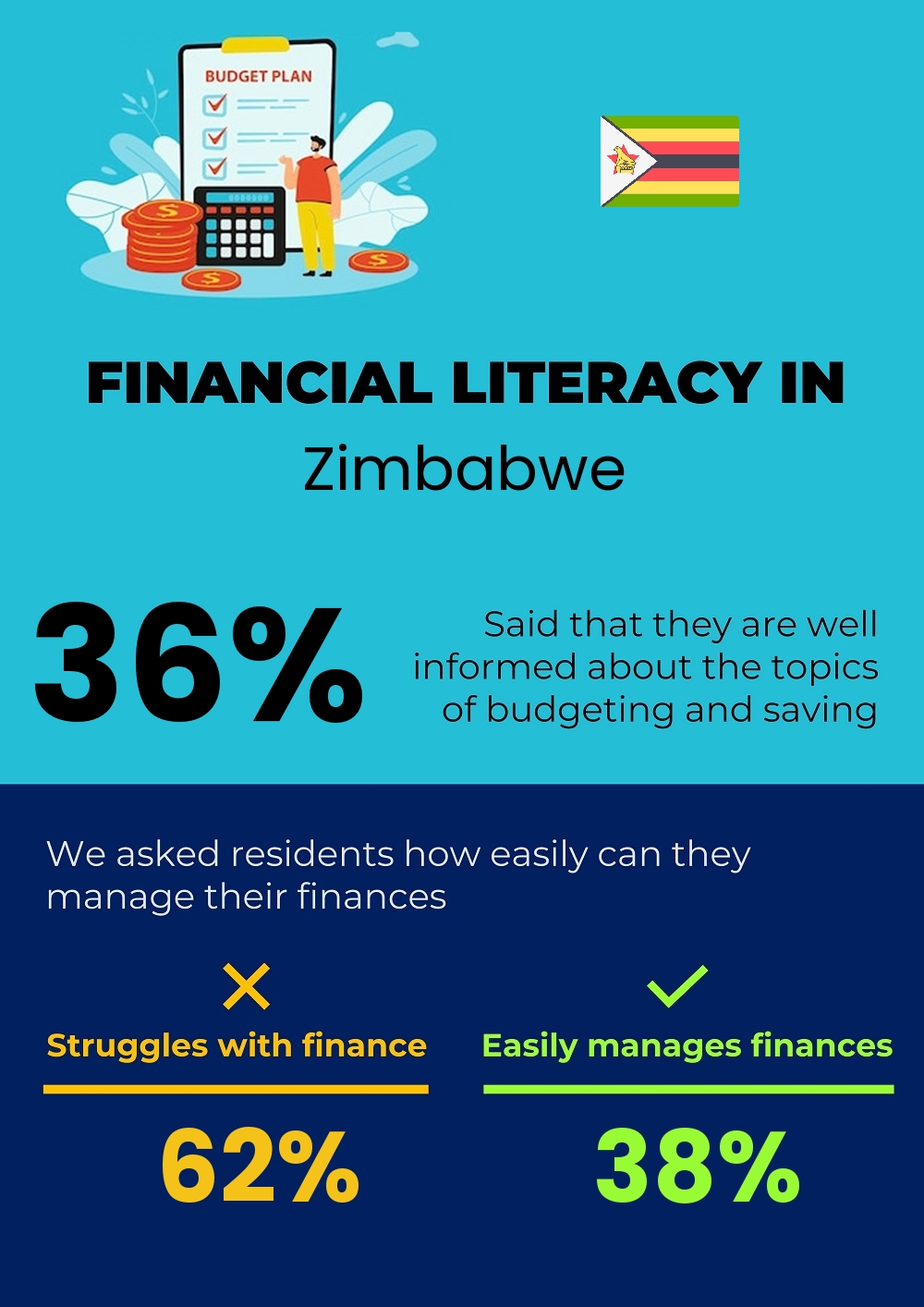 Financial literacy and difficulty in budgeting and financial planning for couples in Zimbabwe