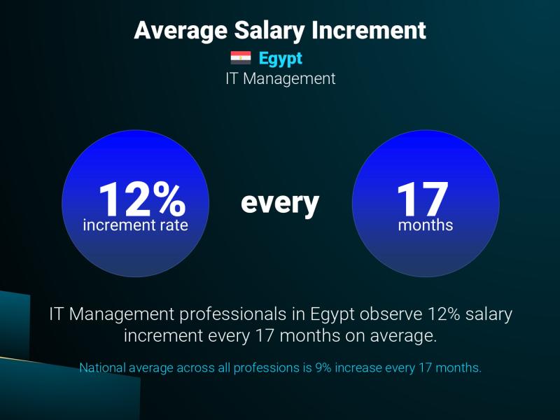 Annual Salary Increment Rate Egypt Information Technology Manager