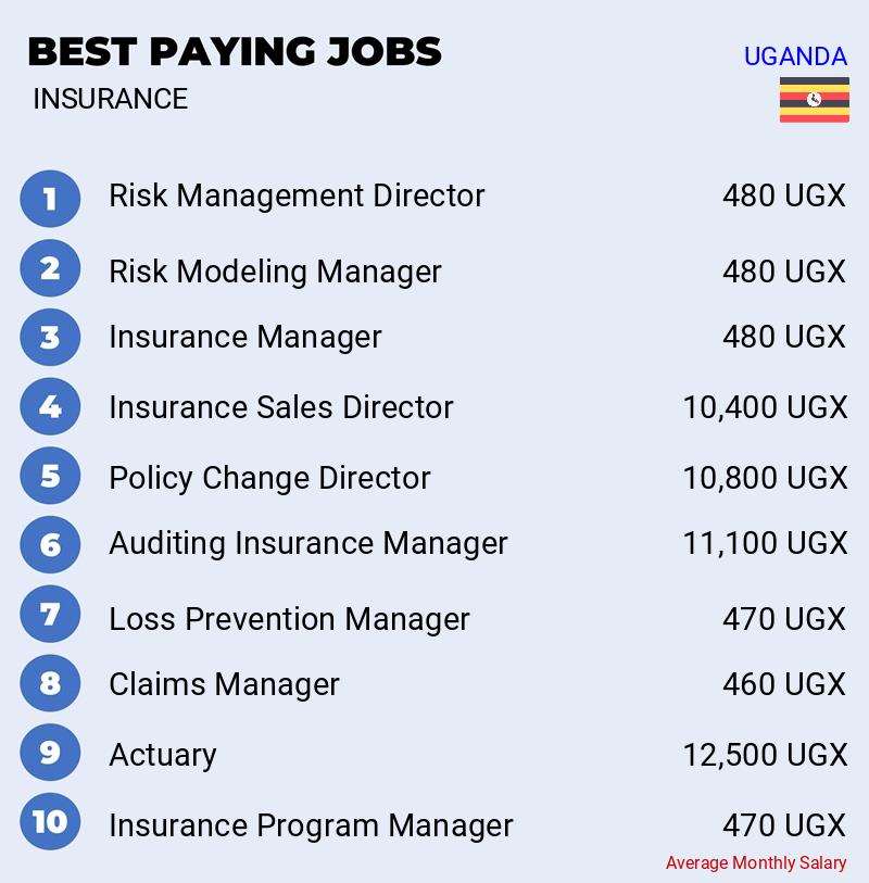 Highest Paying Jobs in Insurance - Uganda